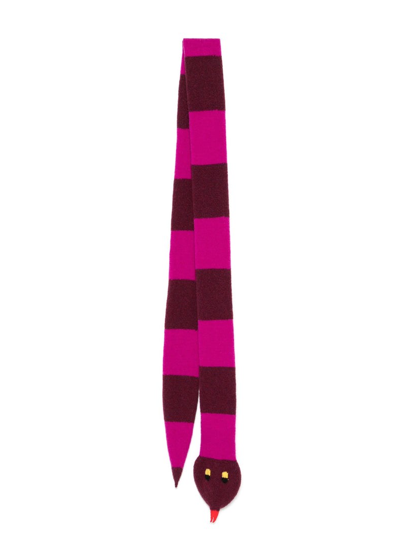 Snake Scarf - Tawny Port/Pink