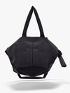 Amu Sleek Nylon Black Bag