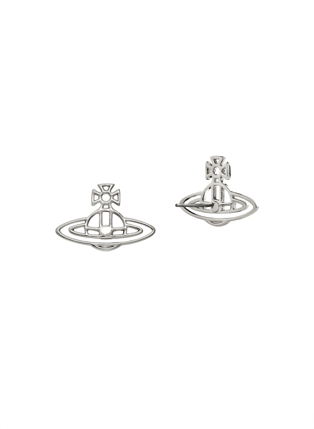 Thin Lines Flat Orb Stud Earrings – ELKEL